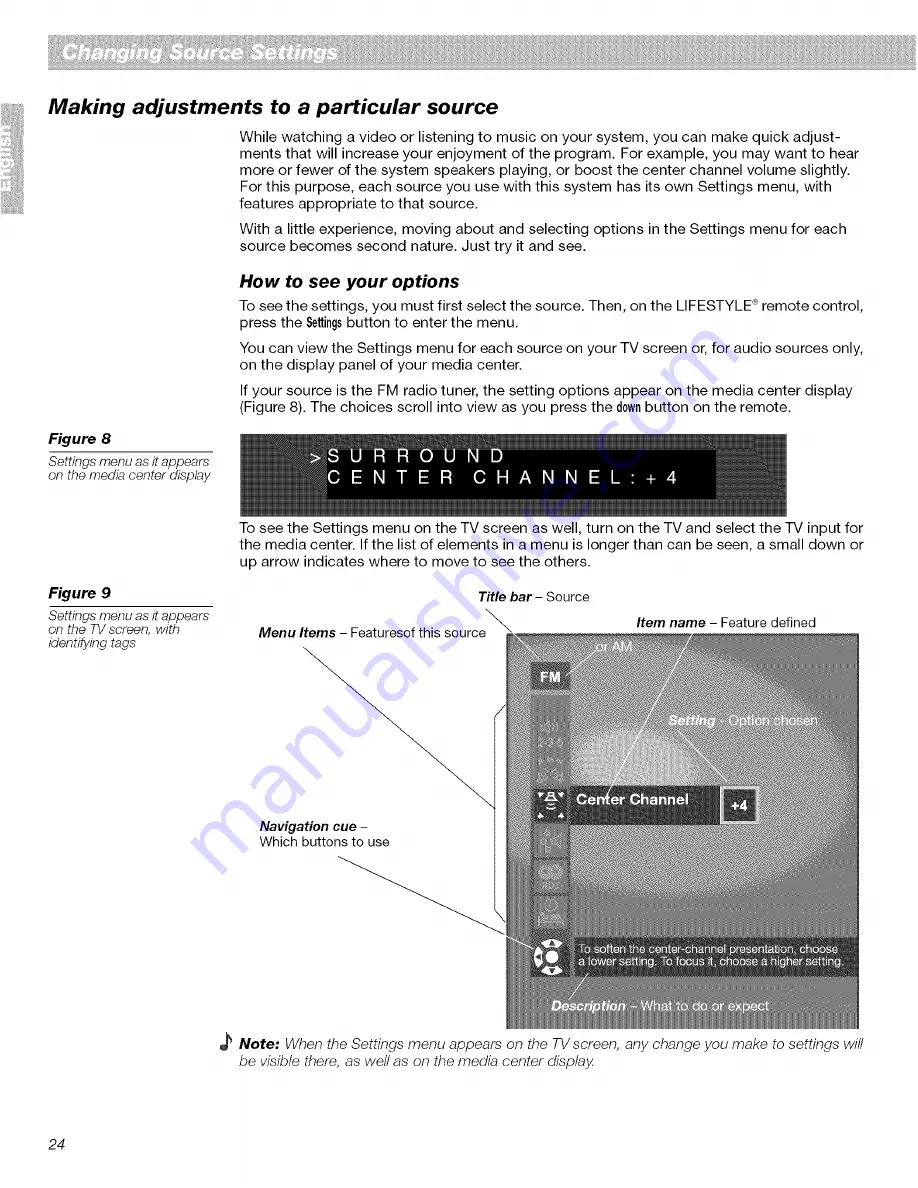 Bose Lifestyle 18 Series II Operating Manual Download Page 24