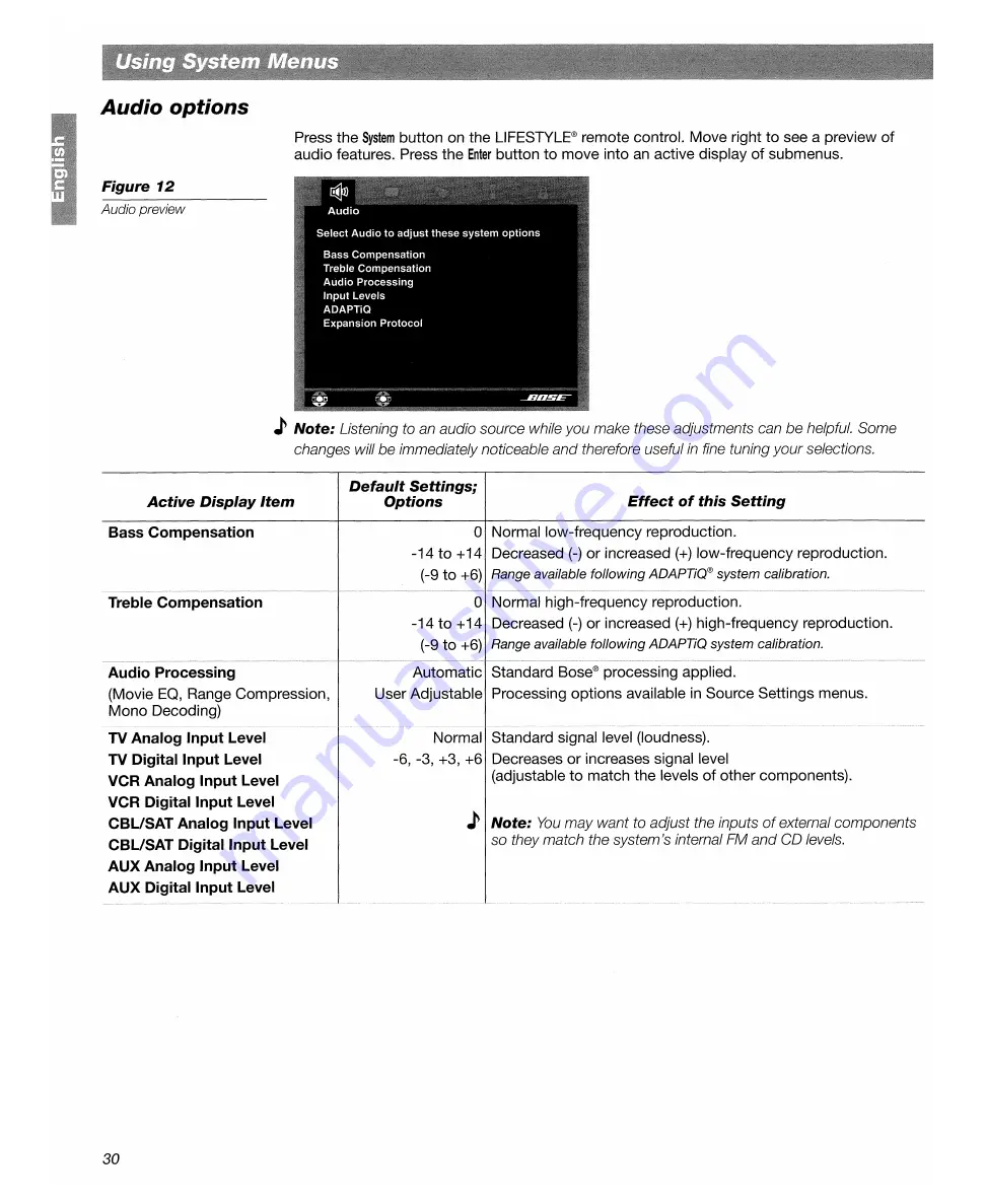 Bose LifeStyle 18 Quick Setup Manual Download Page 69