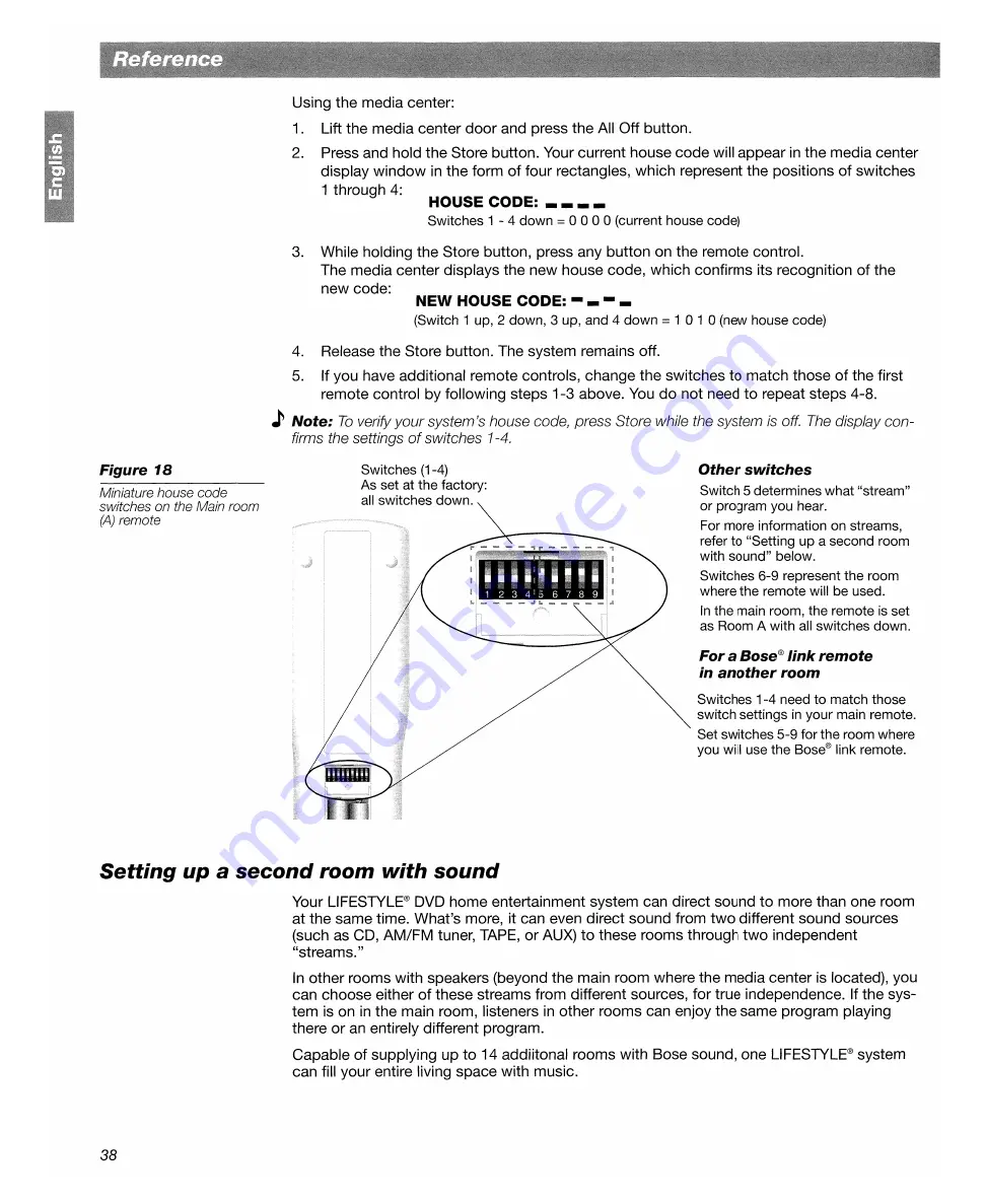 Bose LifeStyle 18 Quick Setup Manual Download Page 77