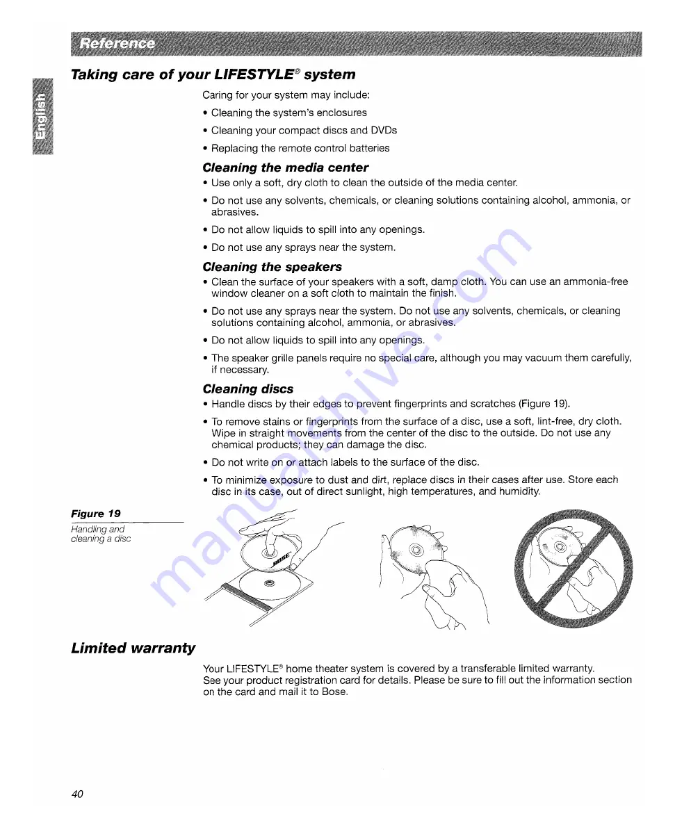 Bose LifeStyle 18 Quick Setup Manual Download Page 79