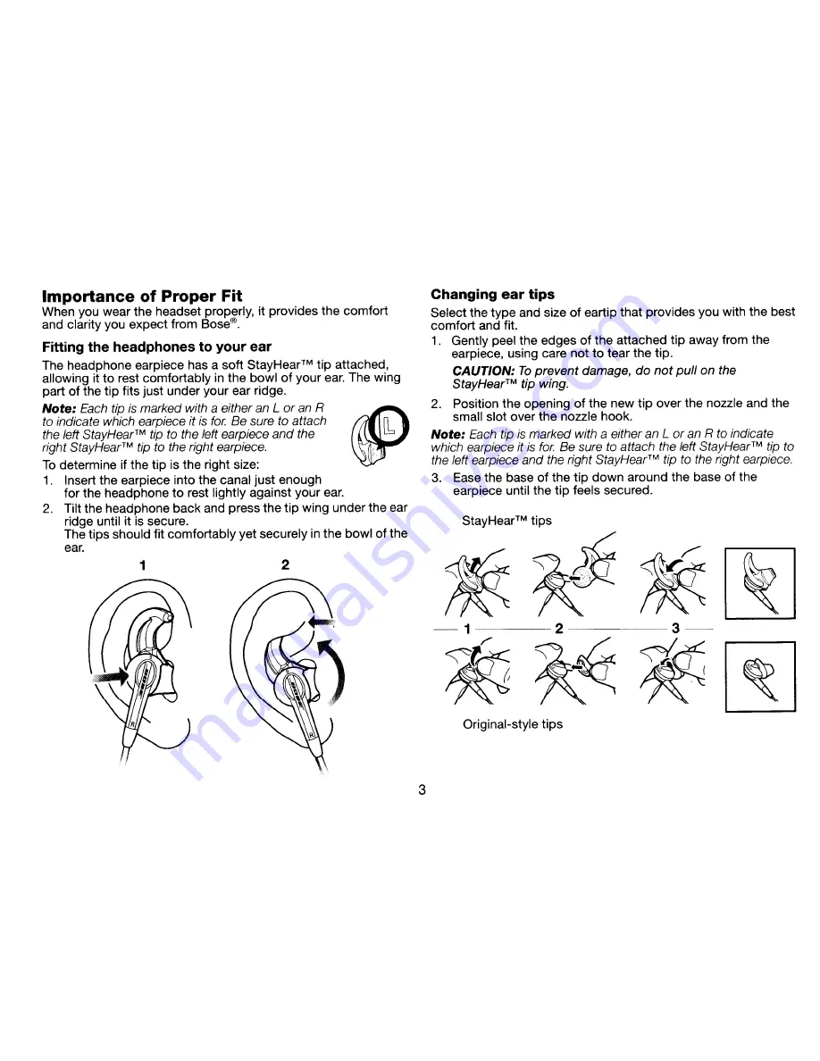 Bose MIE2I Owner'S Manual Download Page 4