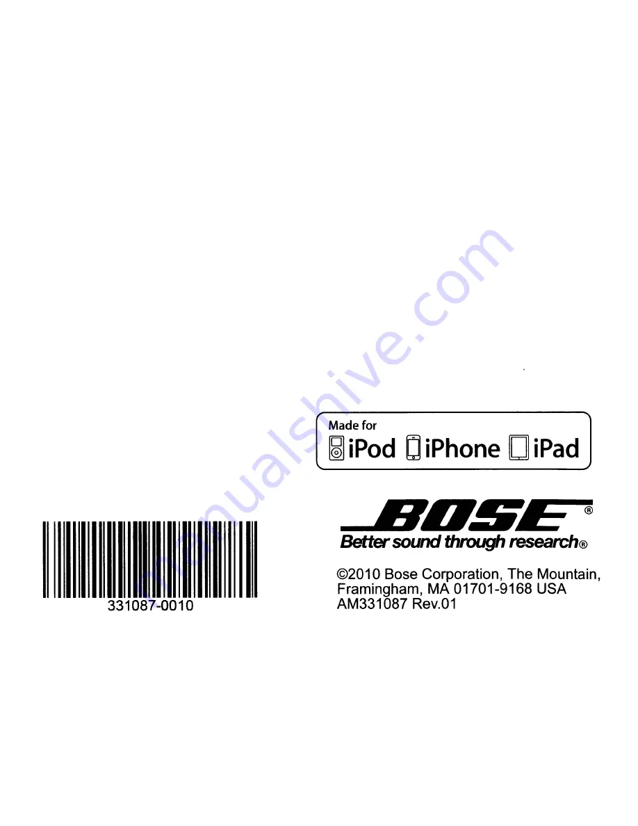 Bose MIE2I Owner'S Manual Download Page 9