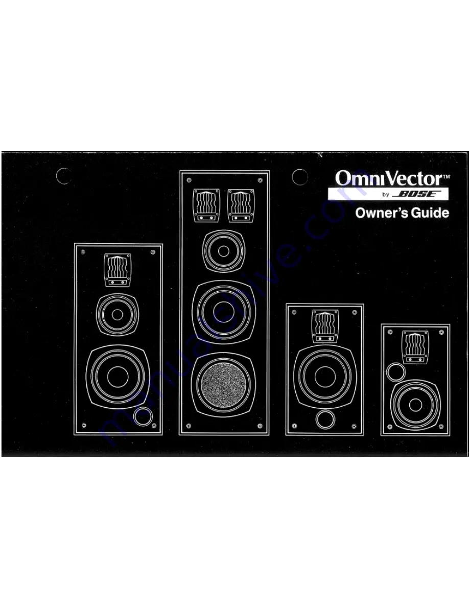 Bose OmniVector One Owner'S Manual Download Page 1