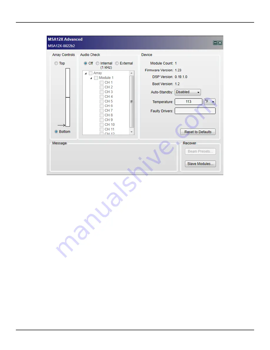 Bose Panaray MSA12X Design Manual Download Page 25