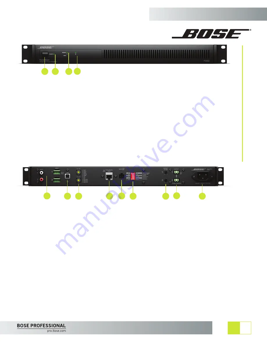 Bose PowerShare PS602 Installation And Operating Manual Download Page 37