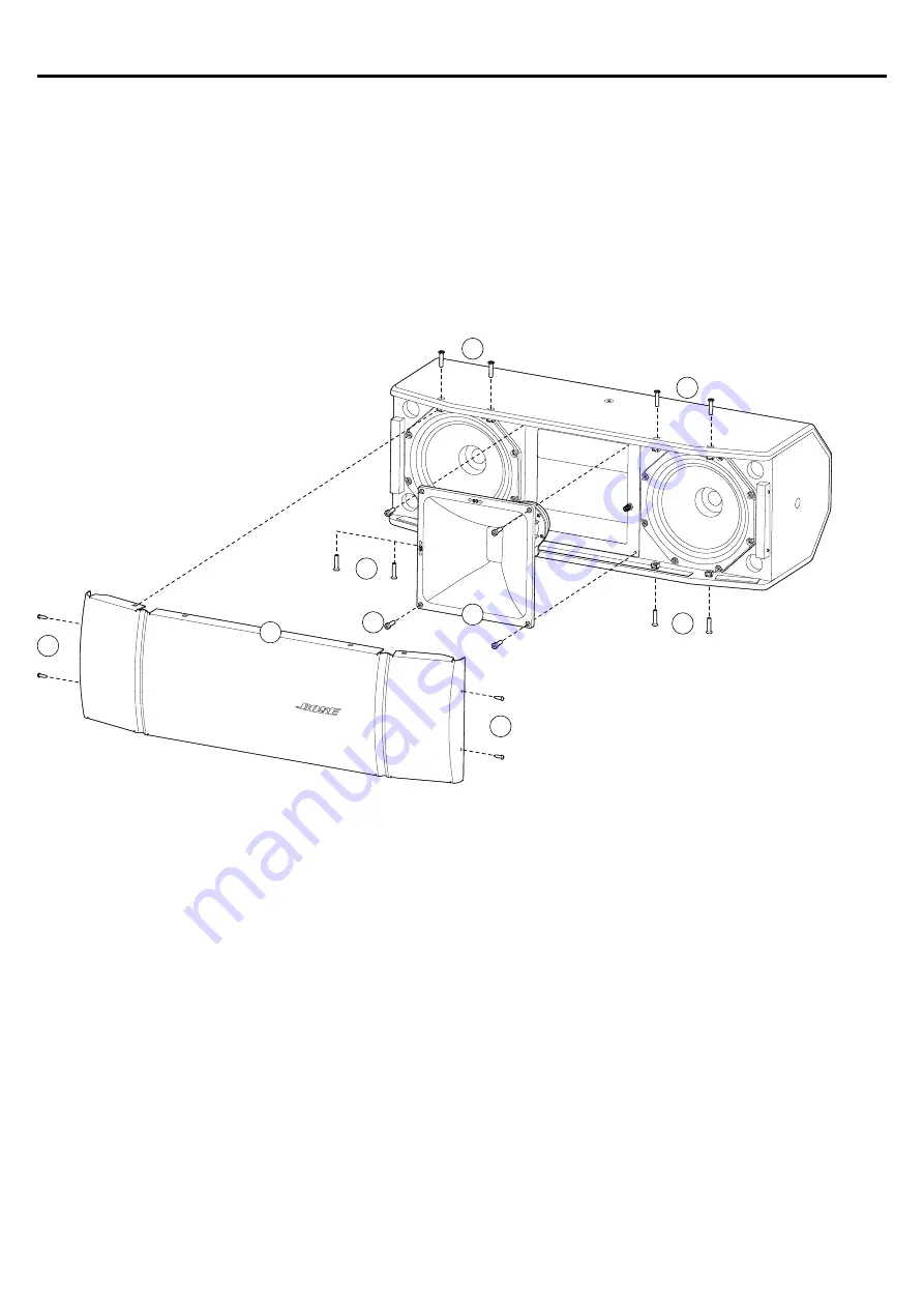 Bose RoomMatch Utility RMU105 Installation And Safety Manuallines Download Page 7