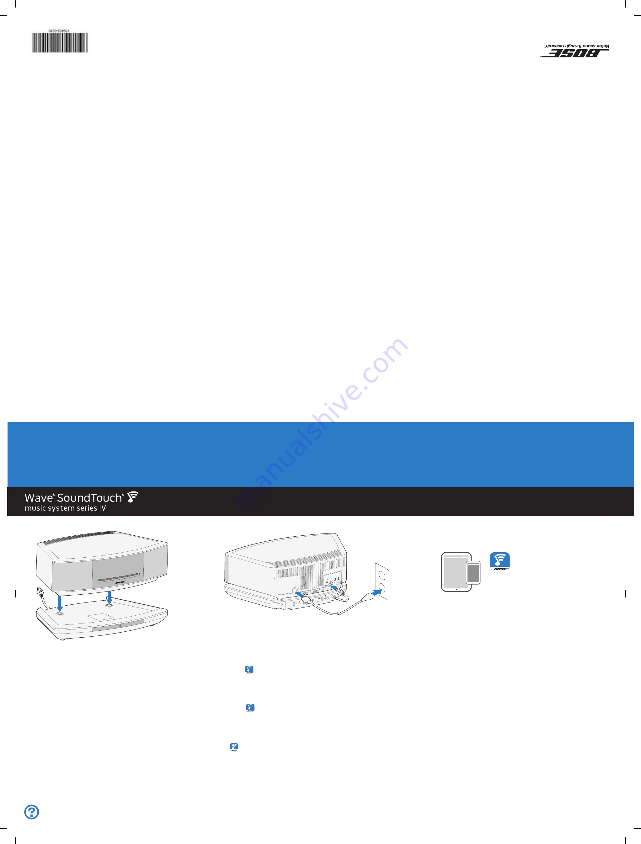 Bose SoundTouch Quick Start Manual Download Page 1