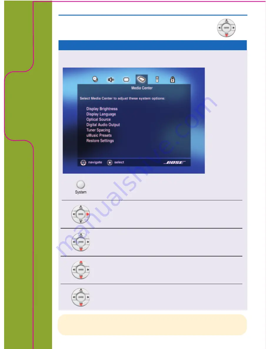 Bose uMusic System System Manual Download Page 10