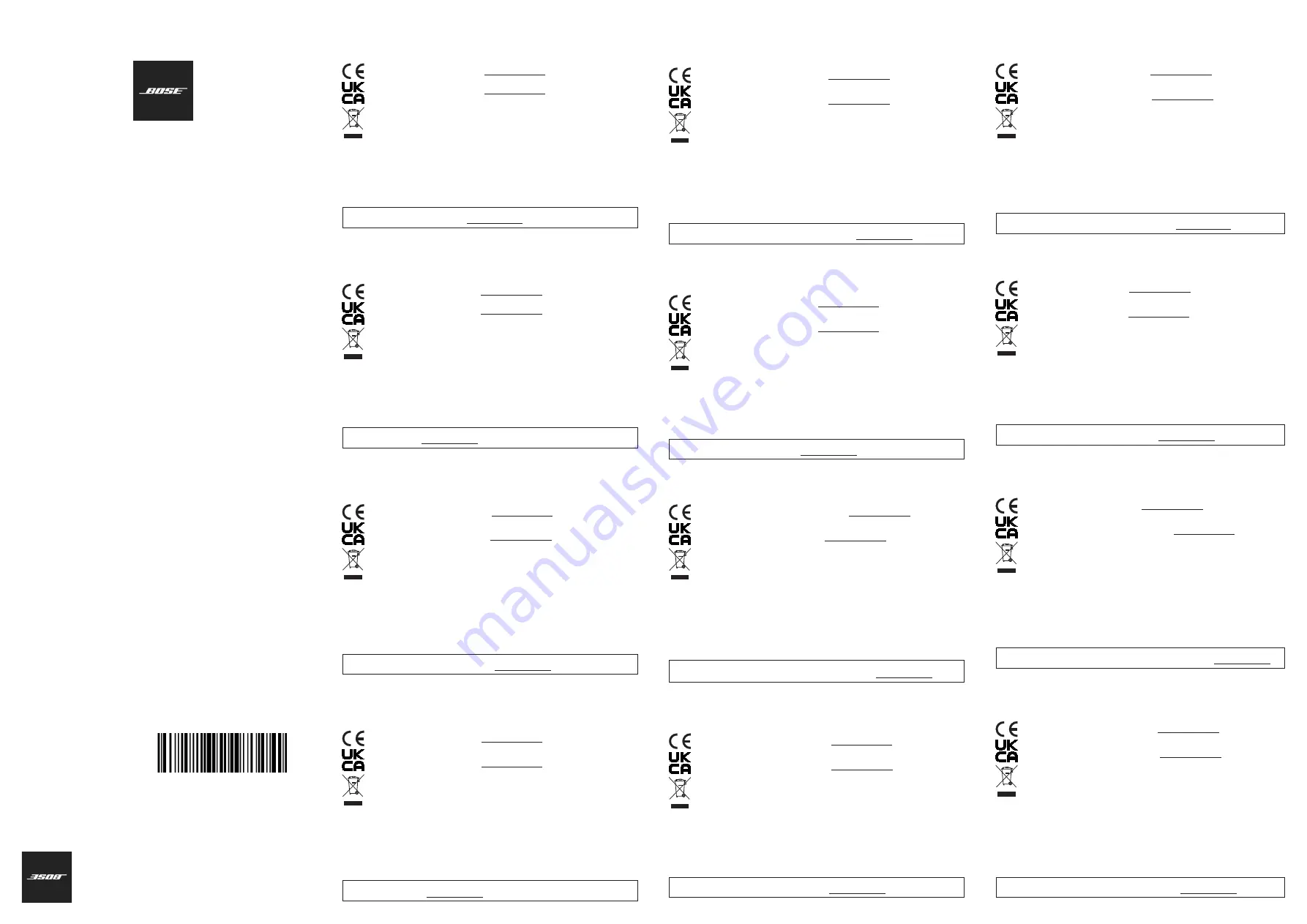 Bose Videobar Quick Start Manual Download Page 1