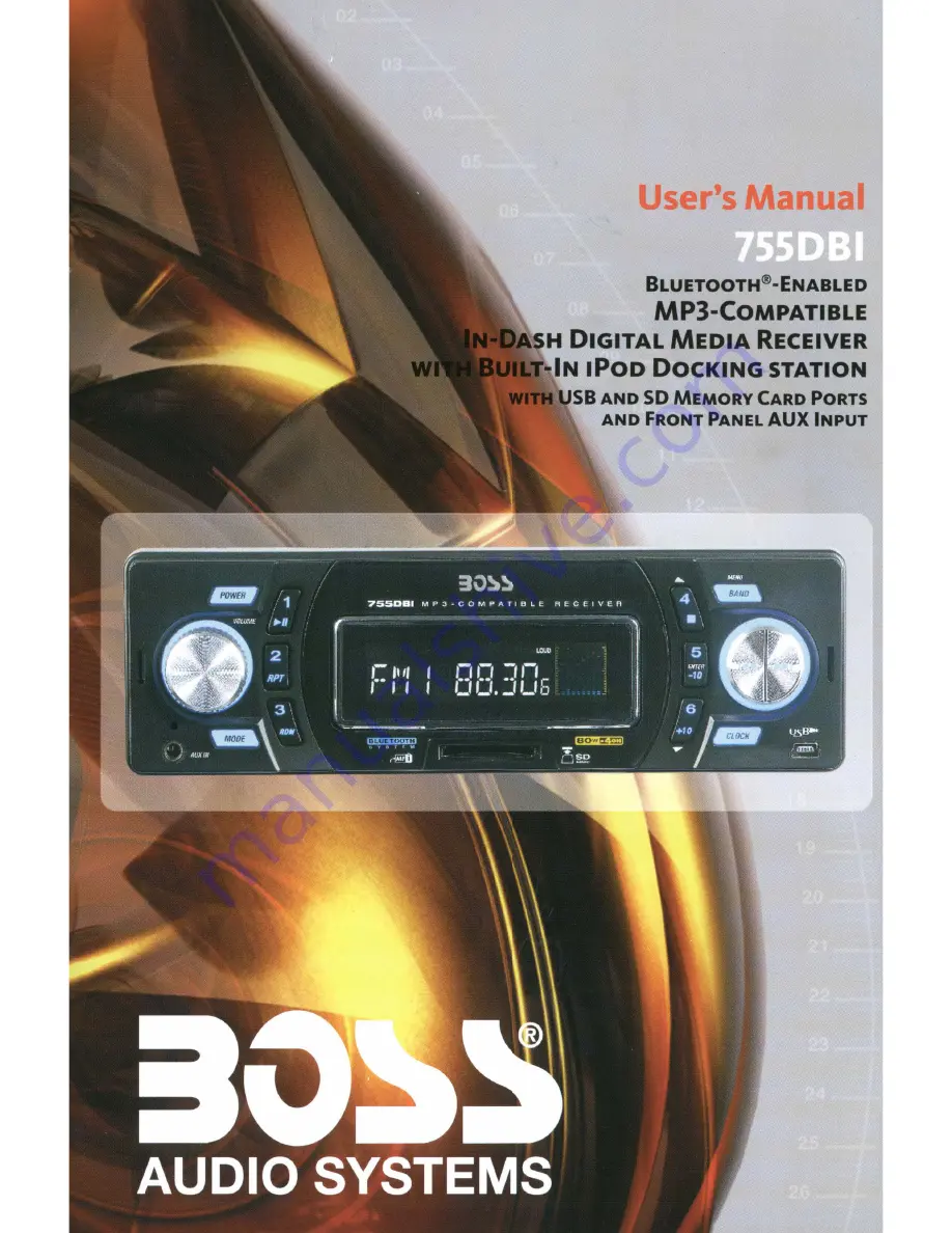 Boss Audio Systems 755DBI User Manual Download Page 1