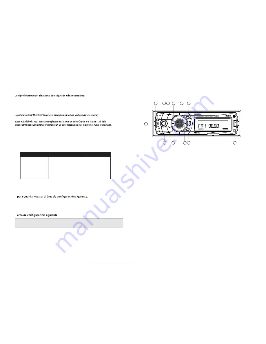 Boss Audio Systems 758DBI (Spanish) Manual Del Usuario Download Page 3