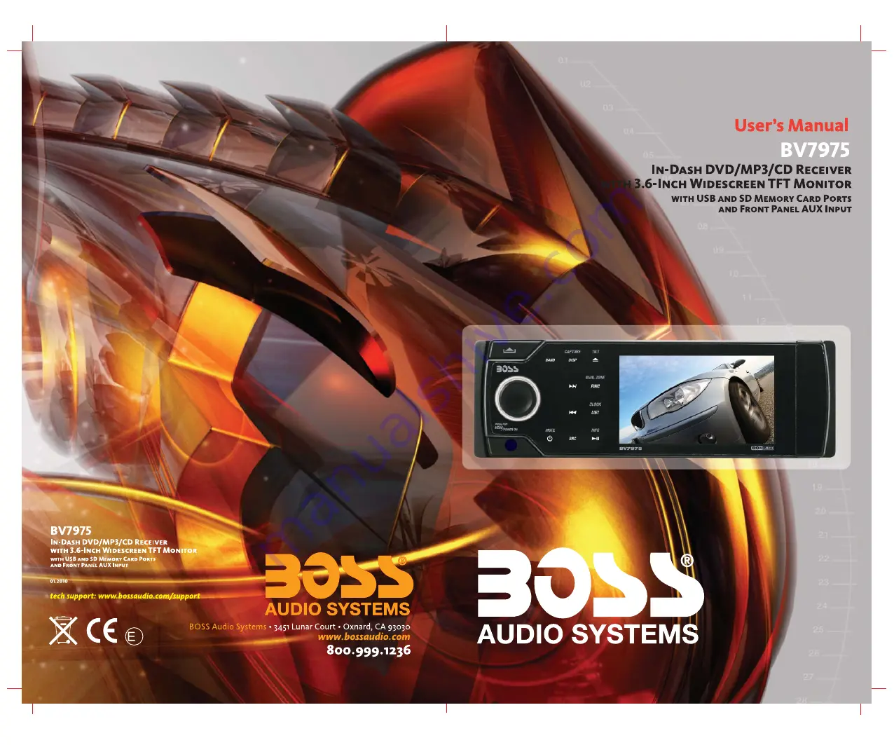 Boss Audio Systems BV7975 User Manual Download Page 1