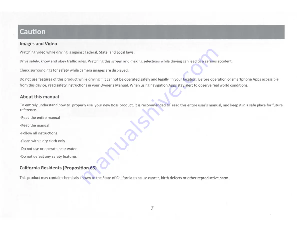 Boss Audio Systems ELITE BV900ACP User Manual Download Page 8