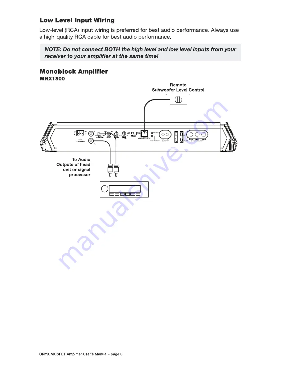 Boss Audio Systems FNX2000 User Manual Download Page 6