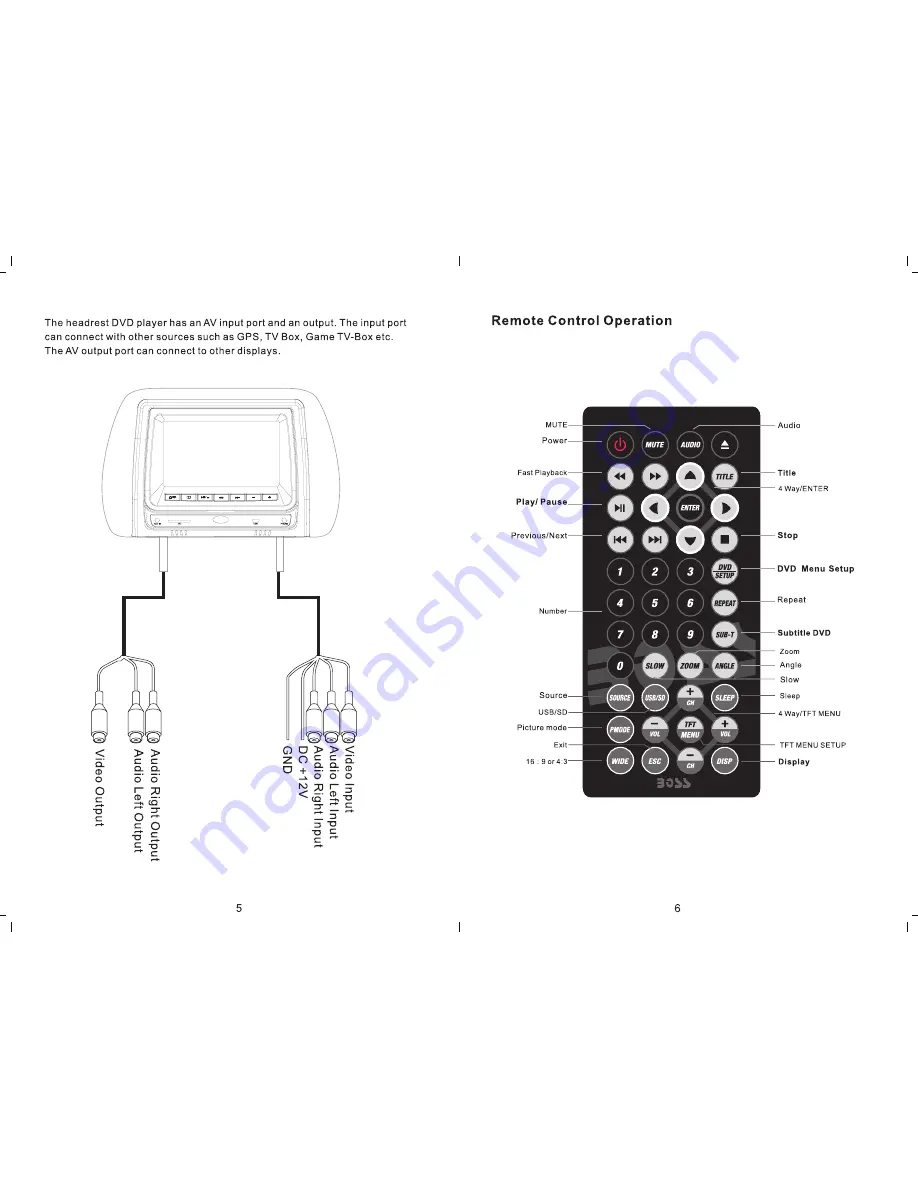 Boss Audio Systems HIR7BGTA Скачать руководство пользователя страница 4