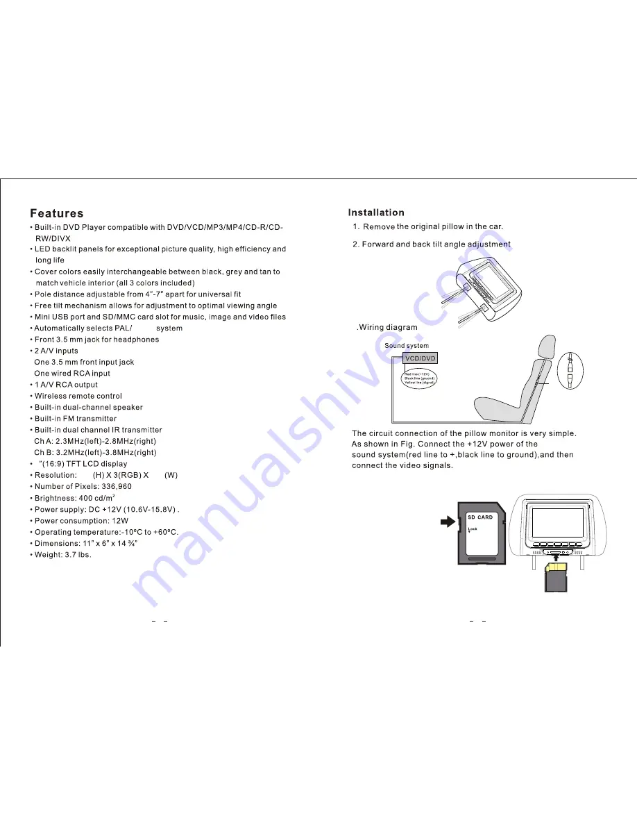 Boss Audio Systems HIR8BGTA User Manual Download Page 4