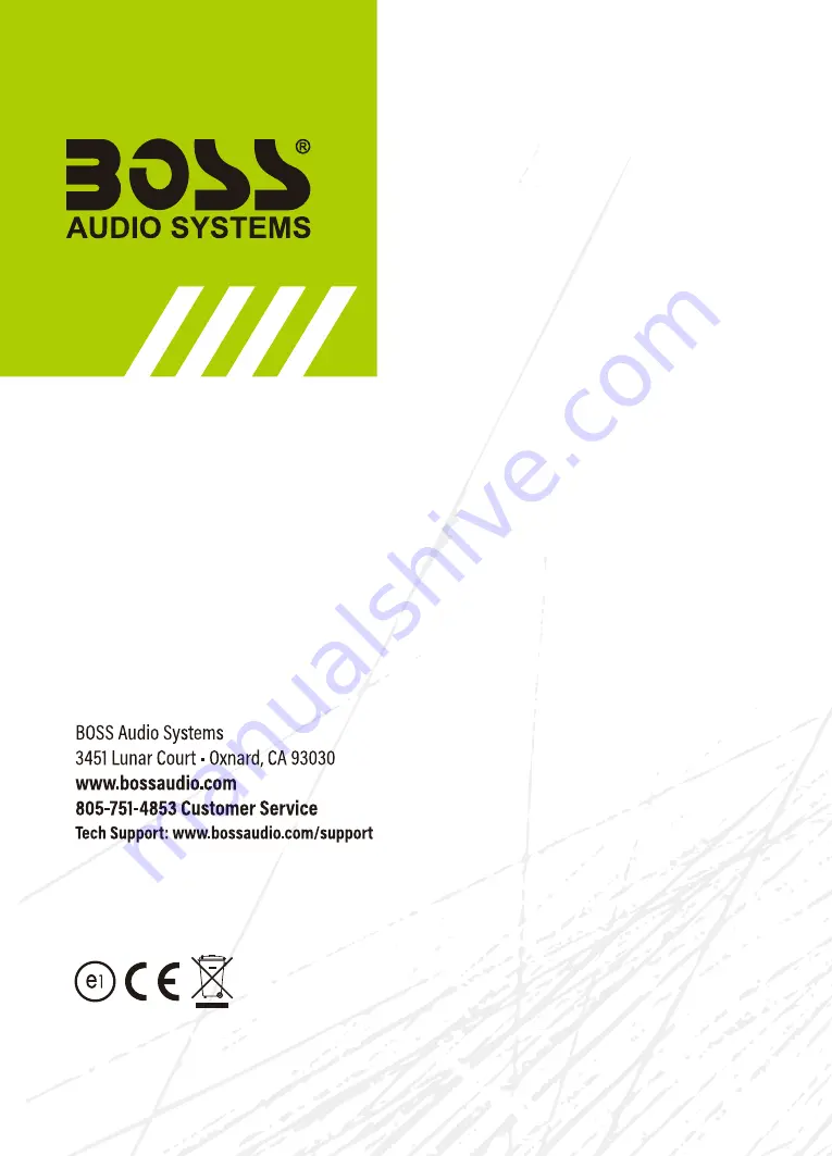 Boss Audio Systems MPWT60RGB User Manual Download Page 6