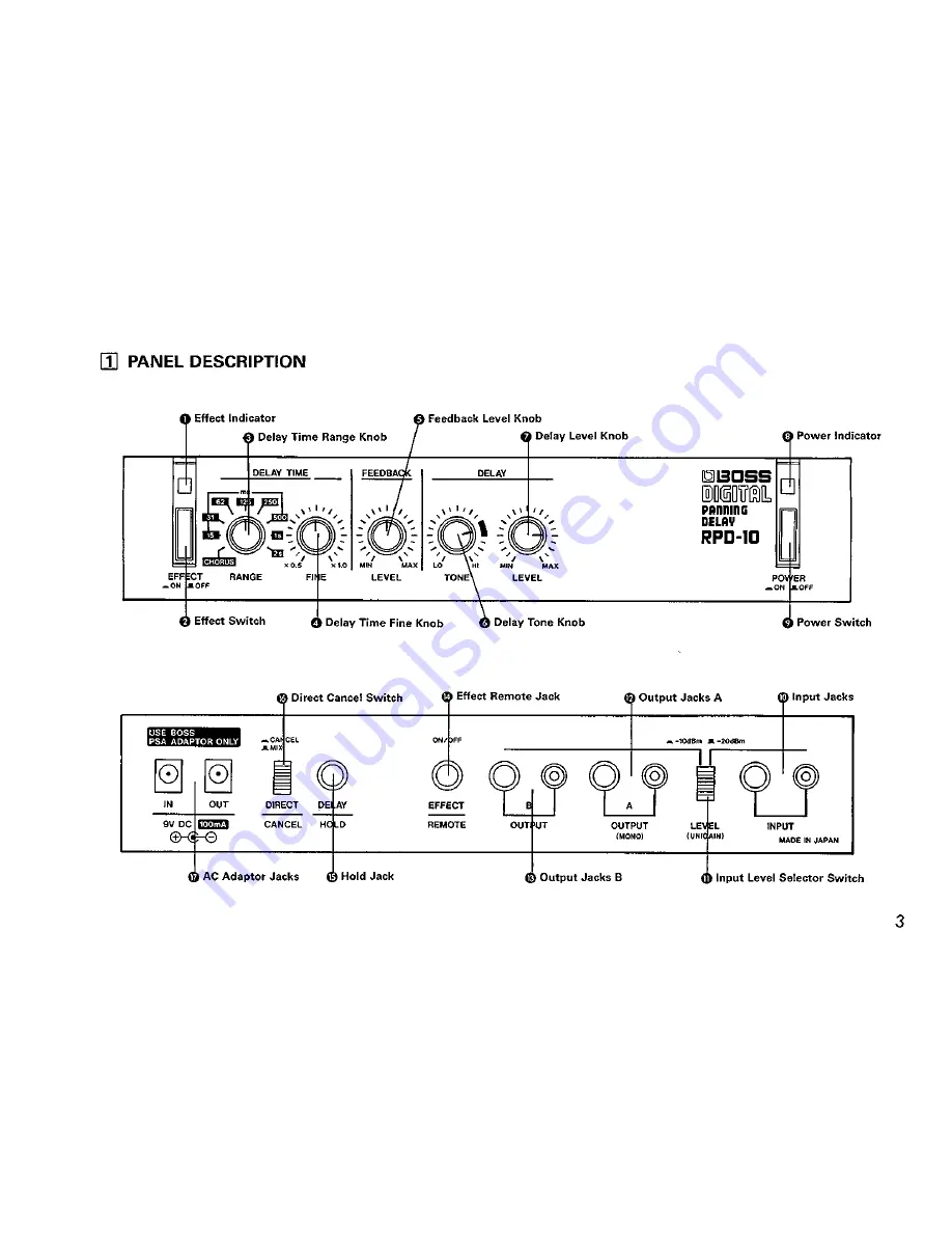 Boss Audio Systems RPD-10 Manual Download Page 3