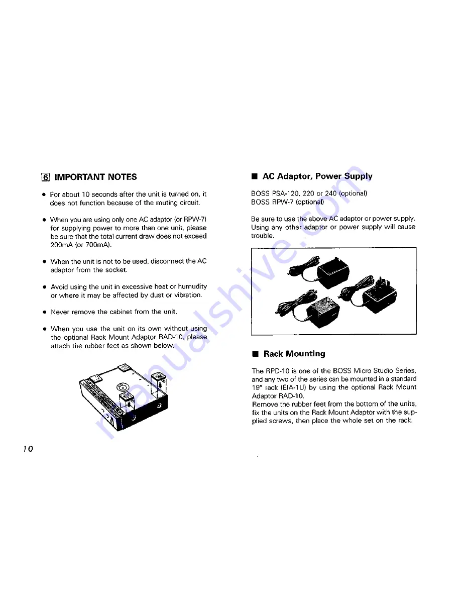 Boss Audio Systems RPD-10 Manual Download Page 10