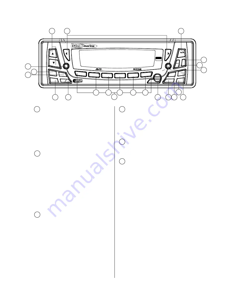 Boss marine MR1600W Скачать руководство пользователя страница 11