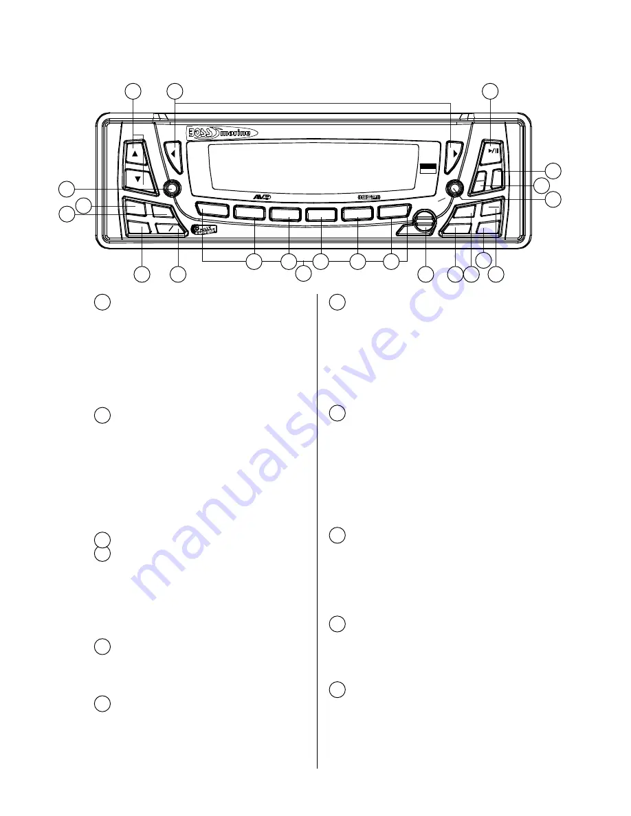 Boss marine MR1600W User Manual Download Page 13