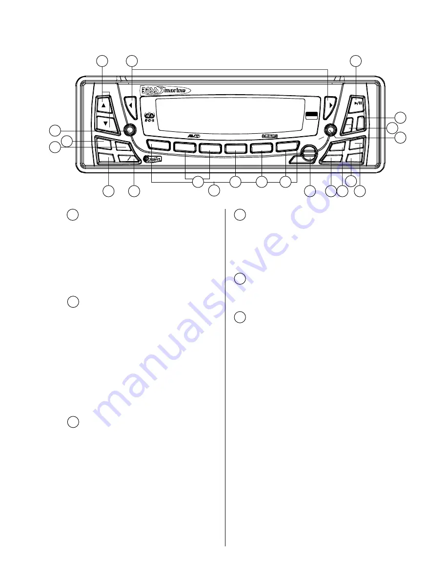 Boss marine MR1620S User Manual Download Page 11