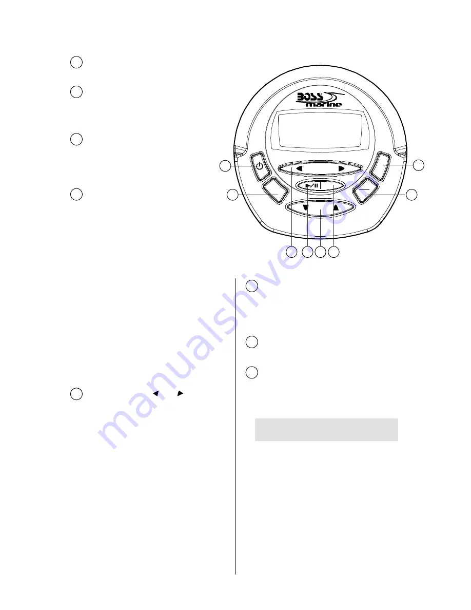 Boss marine MR1620S User Manual Download Page 15