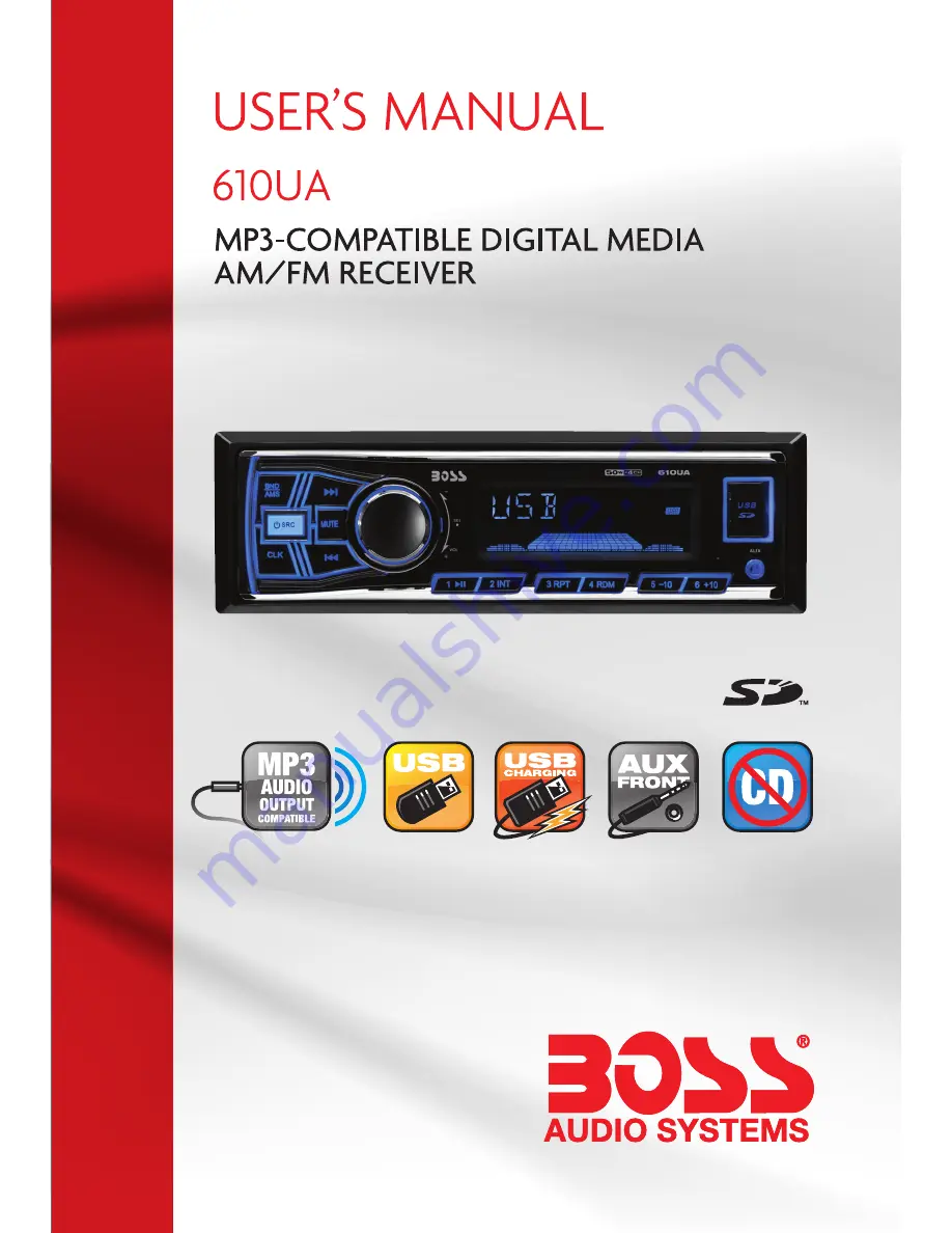 Boss 610UA User Manual Download Page 1