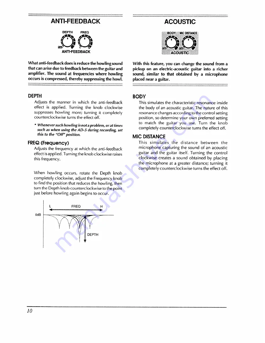 Boss AD-5 Owner'S Manual Download Page 10