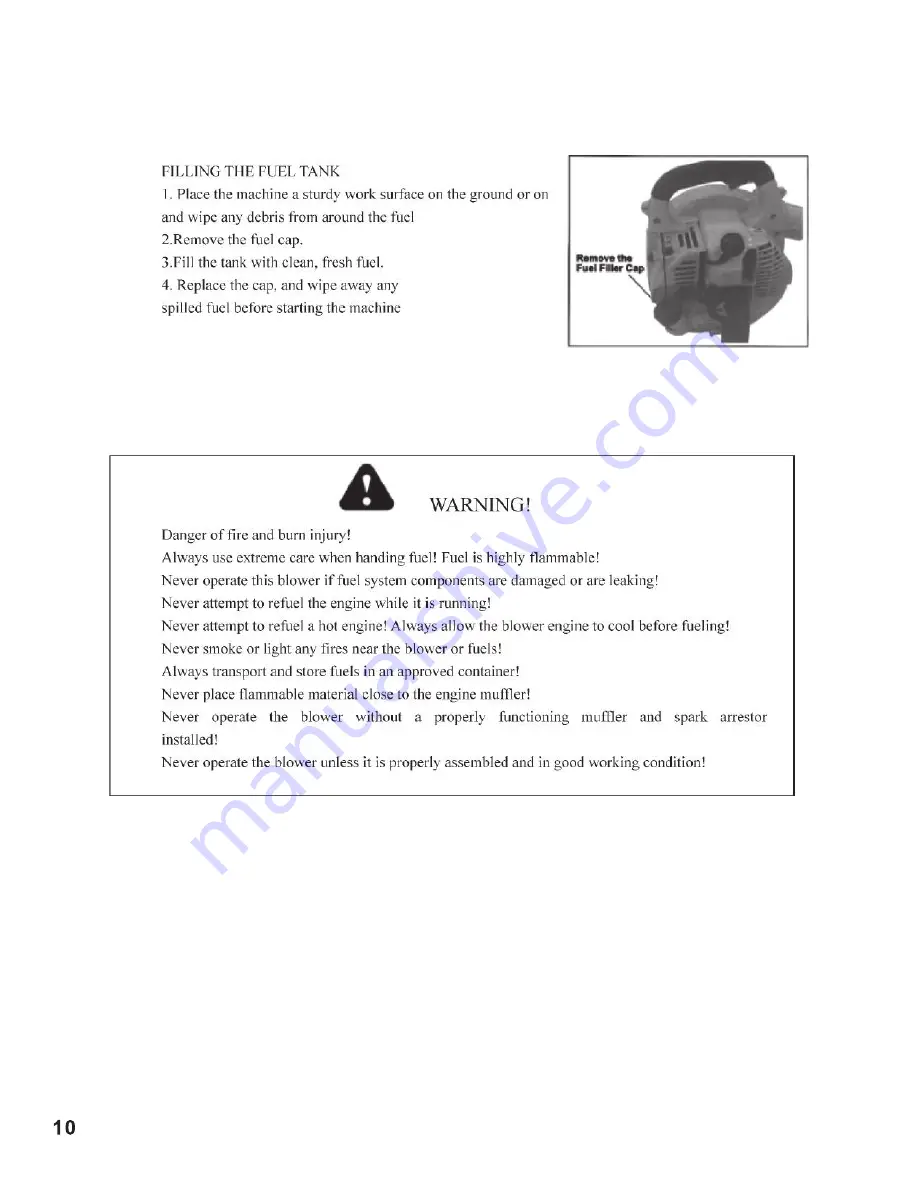 Boss BPTEBV260 Instruction Manual Download Page 10