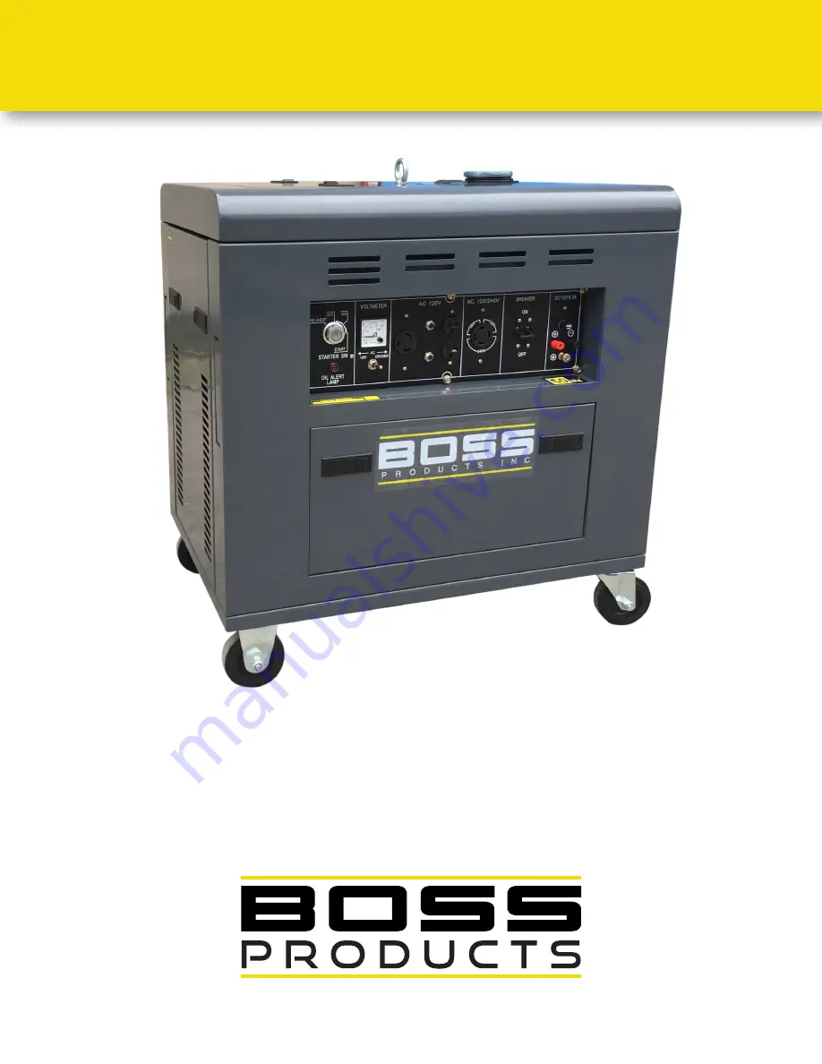 Boss DG8500LN Owner'S Manual Download Page 1