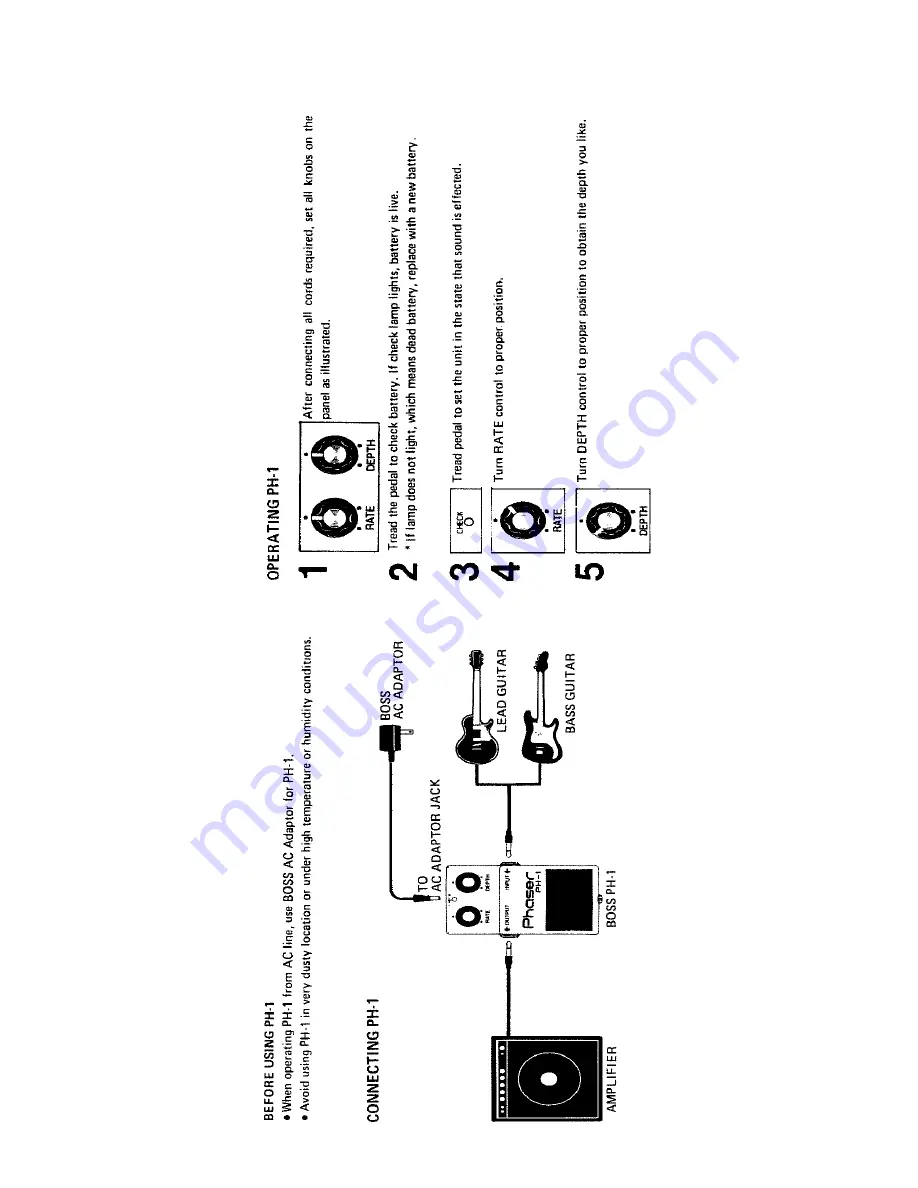 Boss F1 Phaser Instructions Manual Download Page 3