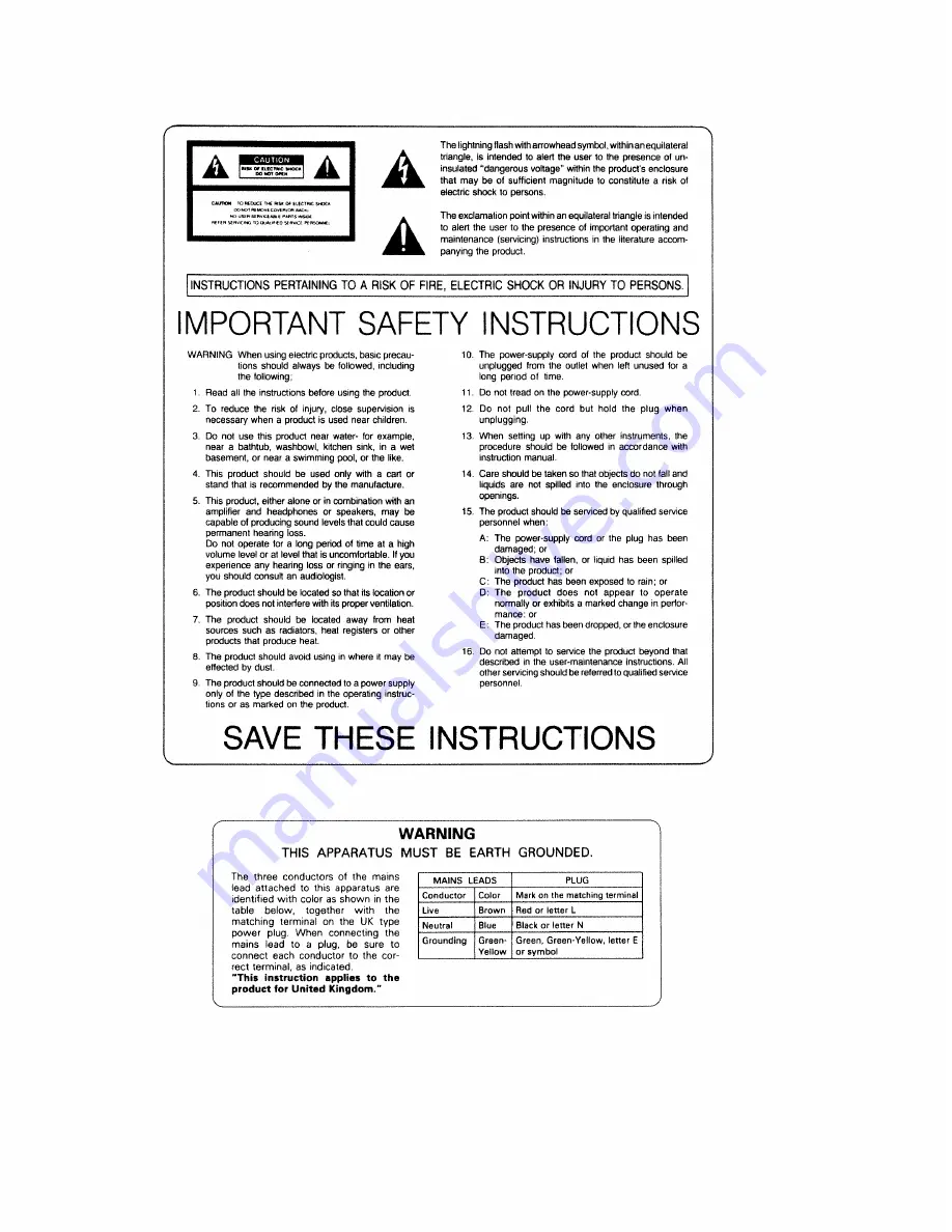 Boss MA-12V Instructions Manual Download Page 2