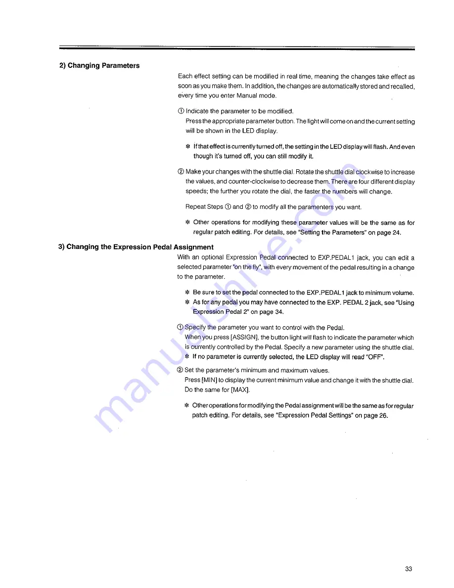 Boss ME-10 Owner'S Manual Download Page 33