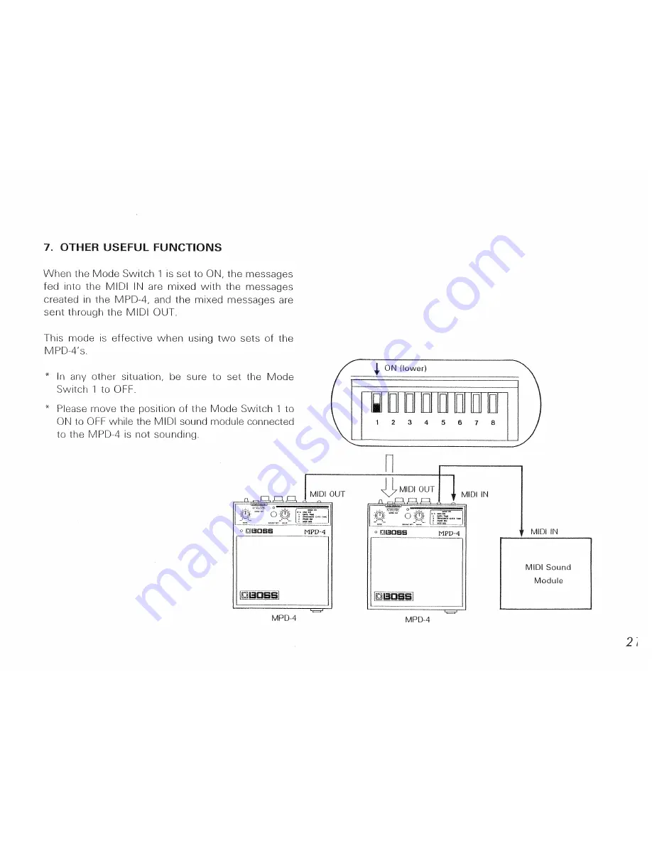 Boss MPD-4 Скачать руководство пользователя страница 21