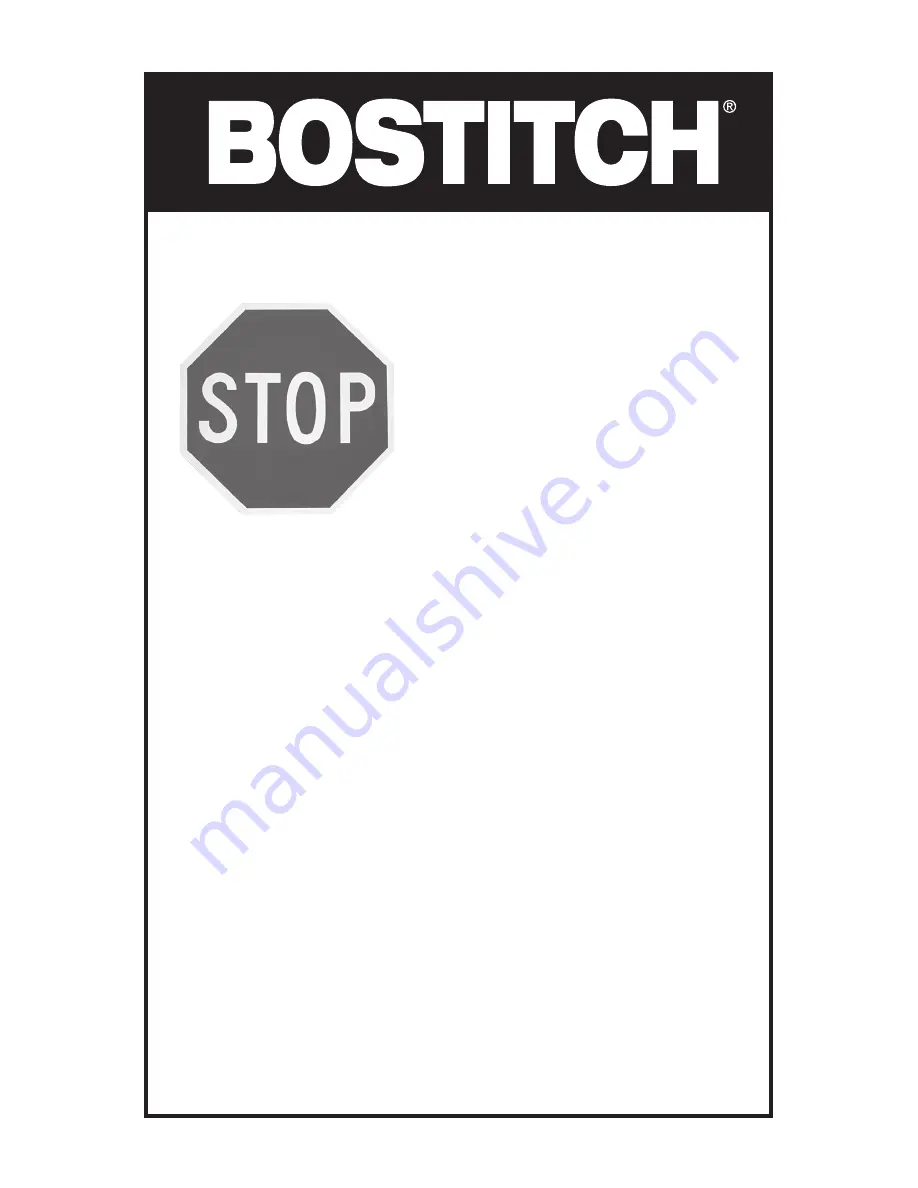 Bostitch BTFP72155 Operation And Maintenance Manual Download Page 50