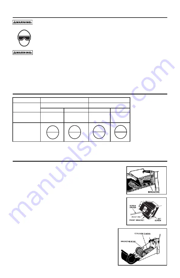 Bostitch D62ADC Operation And Maintenance Manual Download Page 6