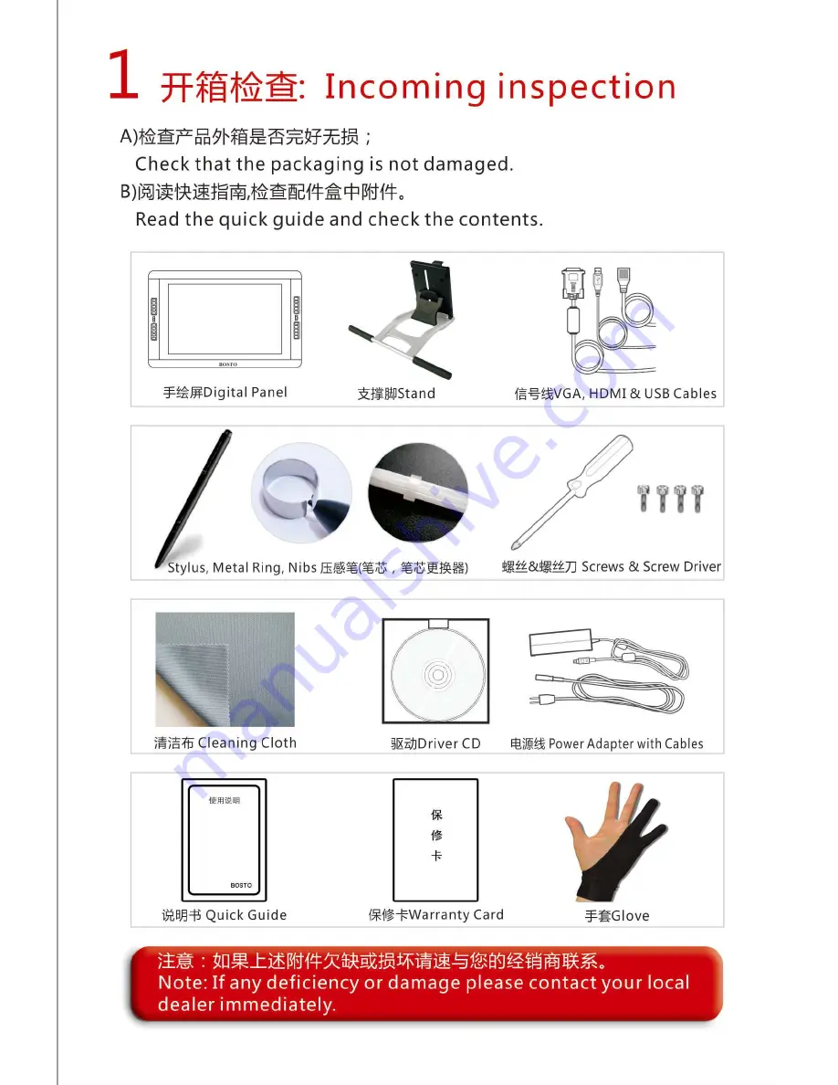 Bosto 22HD User Quick Manual Download Page 2