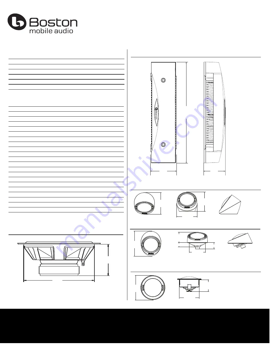 Boston Acoustics SE60 Скачать руководство пользователя страница 1