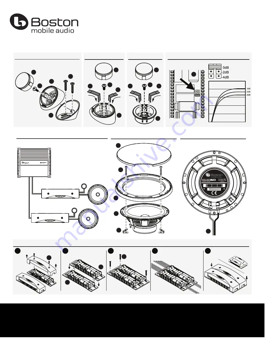 Boston Acoustics SE60 Specifications Download Page 2