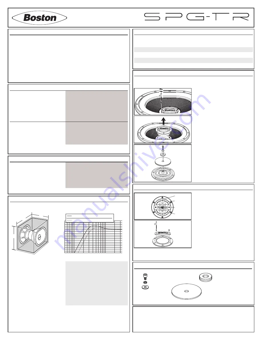 Boston Acoustics SPG-TR Installation Instructions Download Page 2