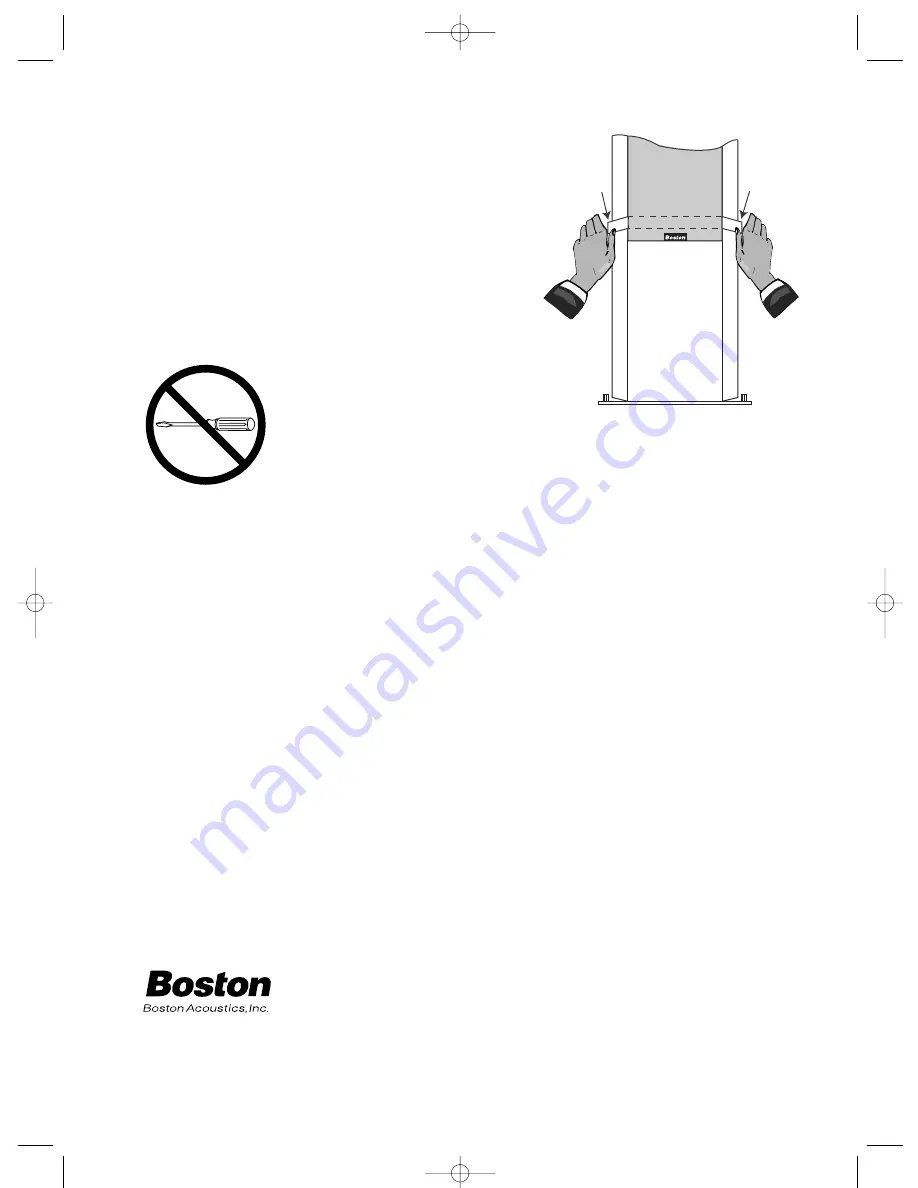 Boston Acoustics VR-M80 Скачать руководство пользователя страница 8