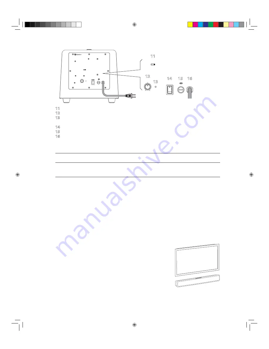 Boston TVee 20 Owner'S Manual/Safety Instructions/Compliance Information Download Page 18