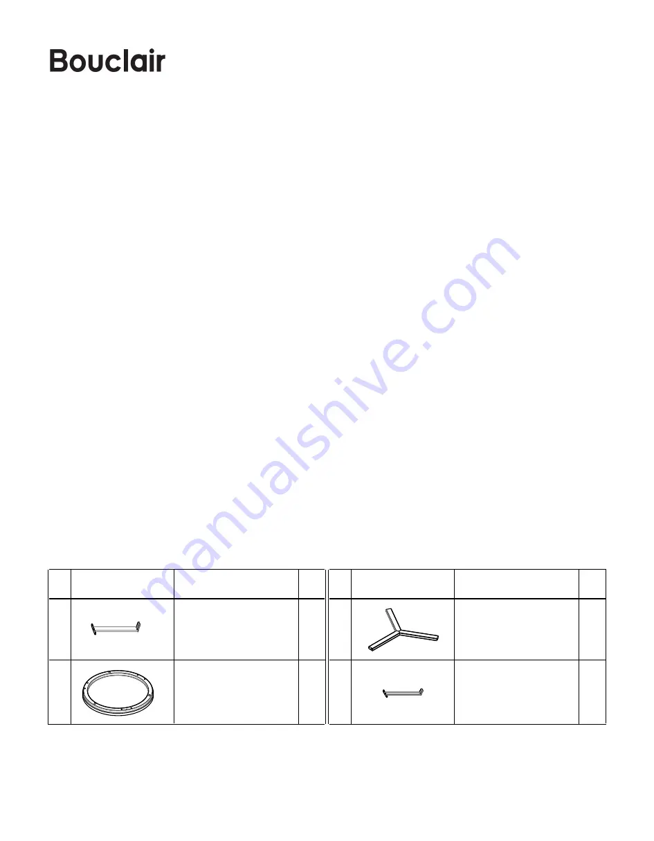 Bouclair 9397506 Assembly Instructions Download Page 1