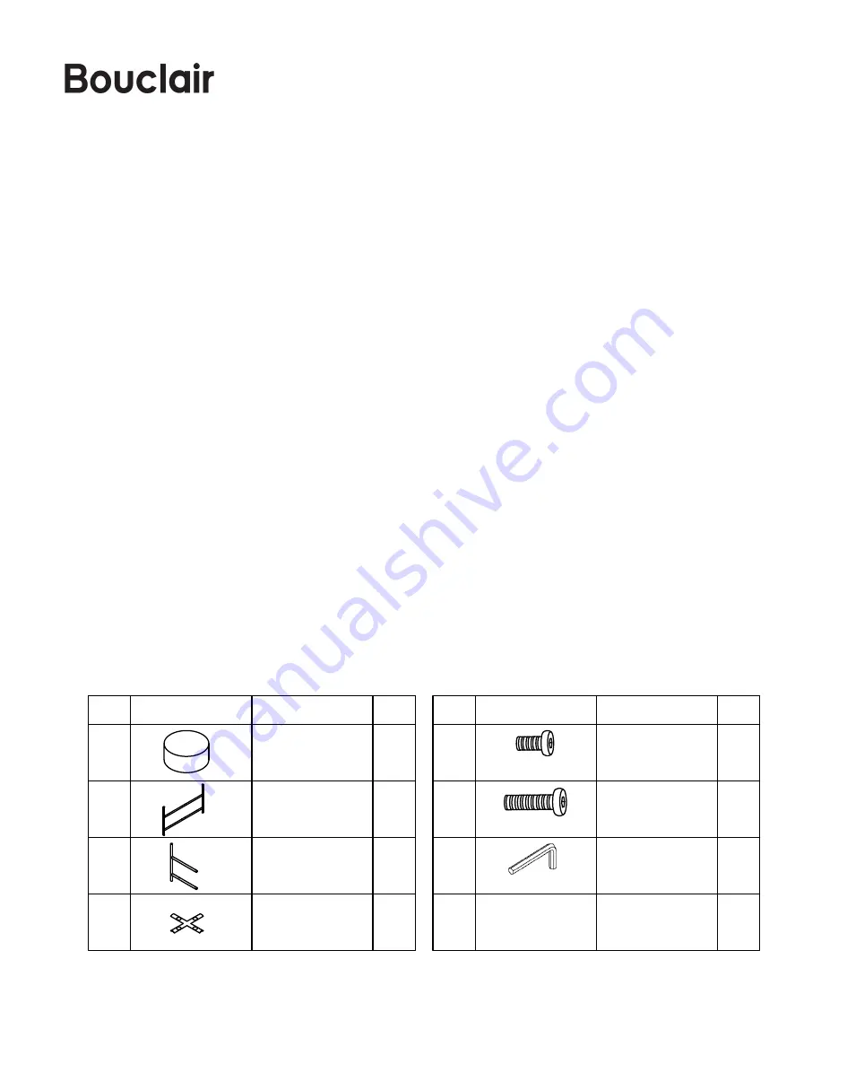 Bouclair 9400341 Assembly Instructions Download Page 1