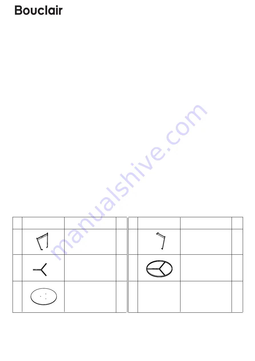 Bouclair 9400452 Assembly Instructions Download Page 1