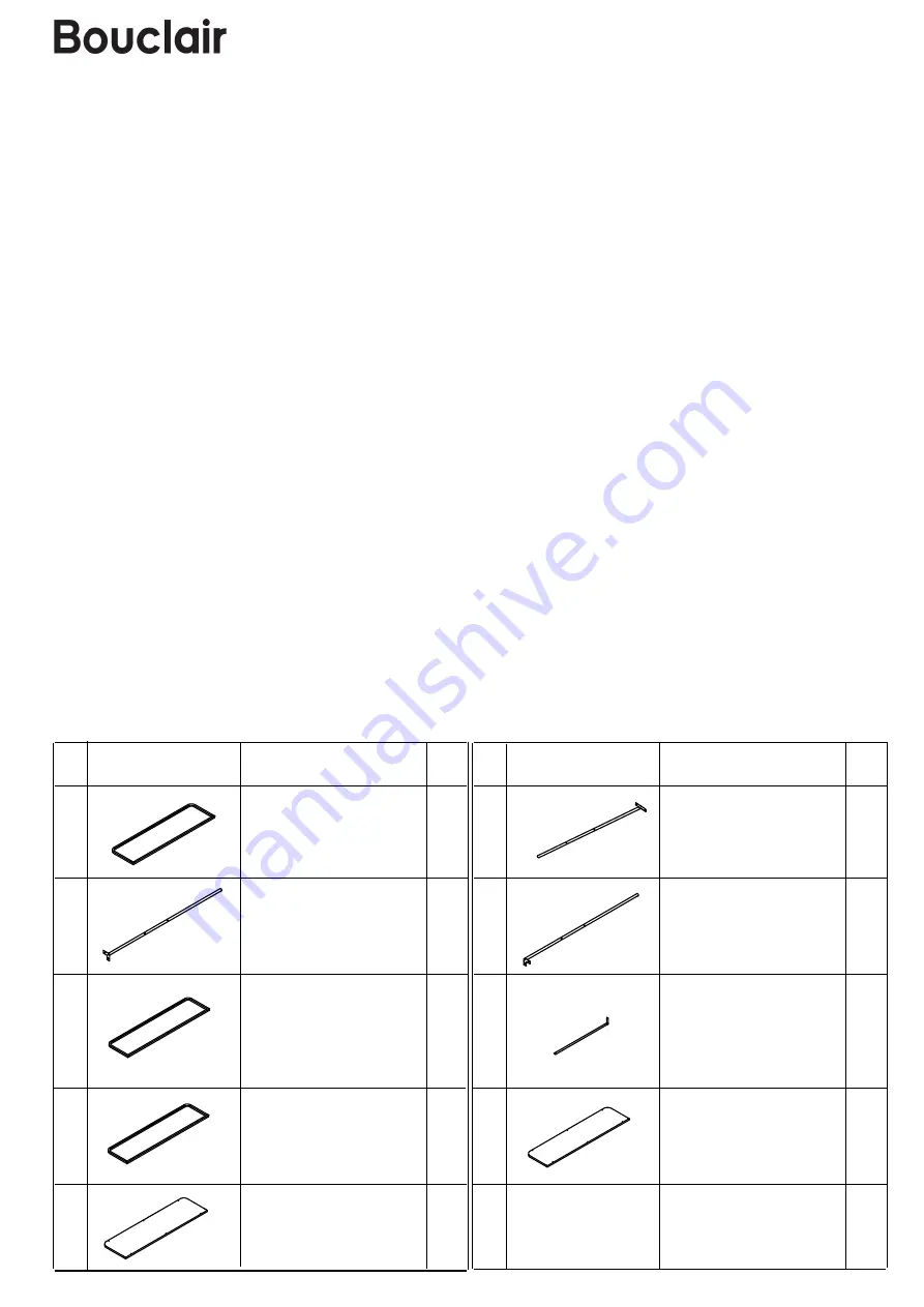 Bouclair 9400454 Assembly Instructions Download Page 1