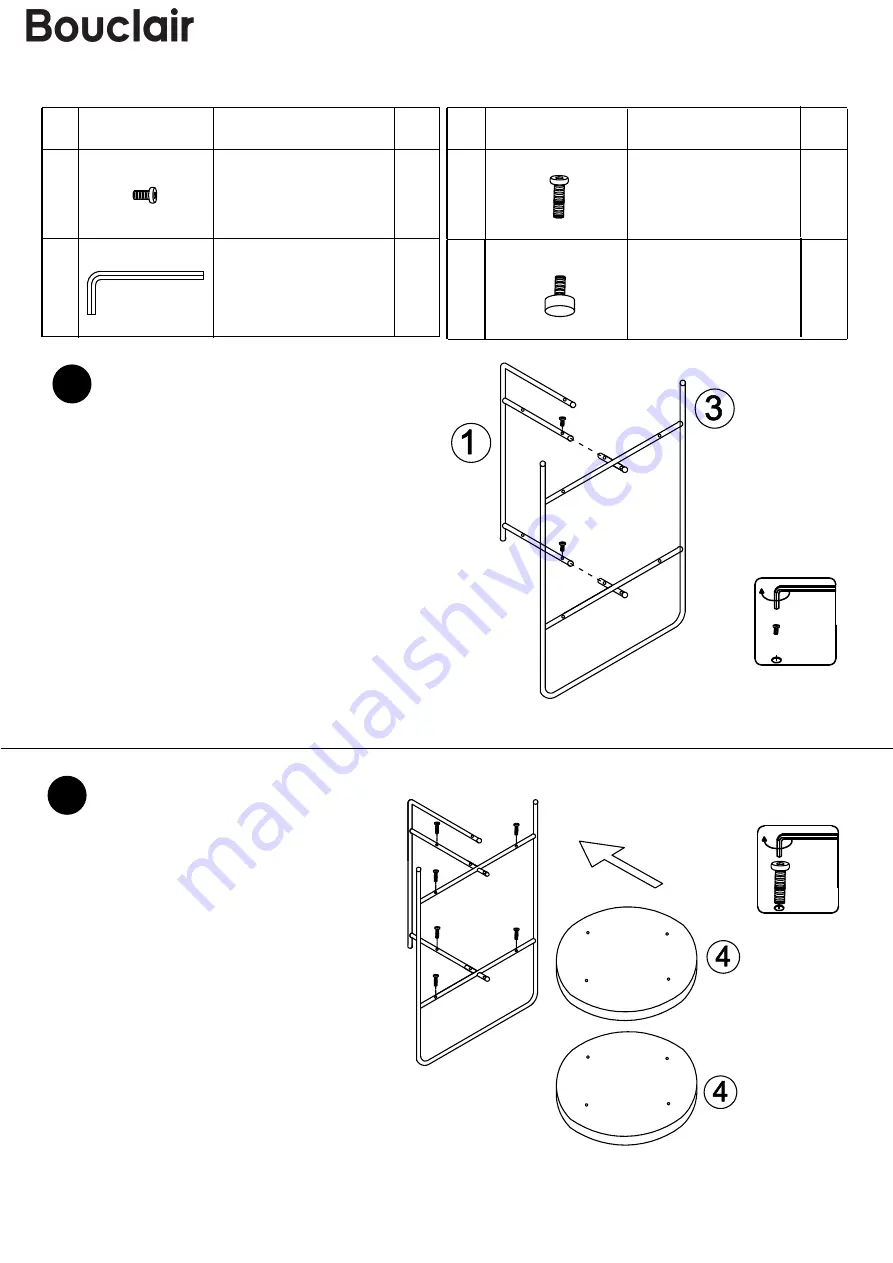 Bouclair 9400953 Assembly Instructions Download Page 2