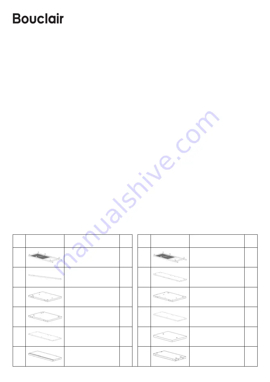 Bouclair 9403943 Assembly Instructions Manual Download Page 1