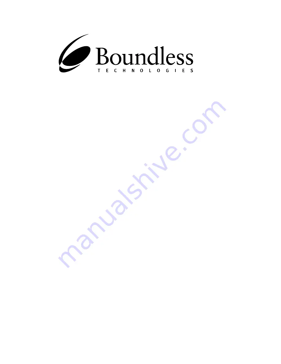 Boundless 4000/260 LF User Manual Download Page 1